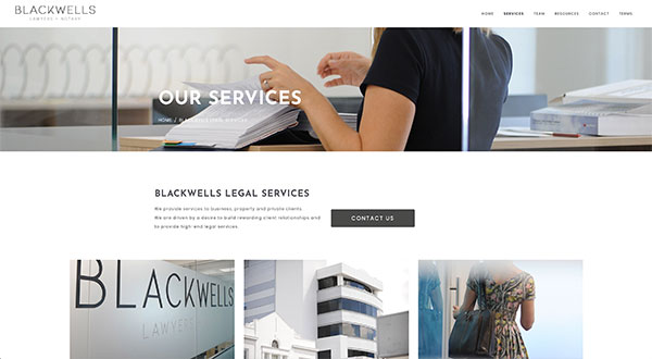 Blackwells Law firm Website Photography