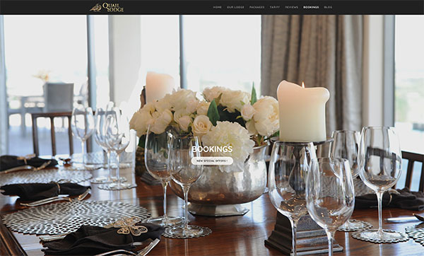 Quail Lodge best hospitality website design Auckland