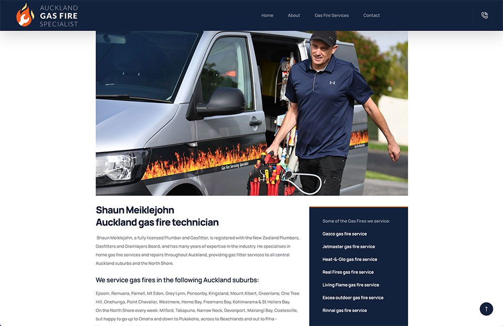 Small Business website design and photography Auckland